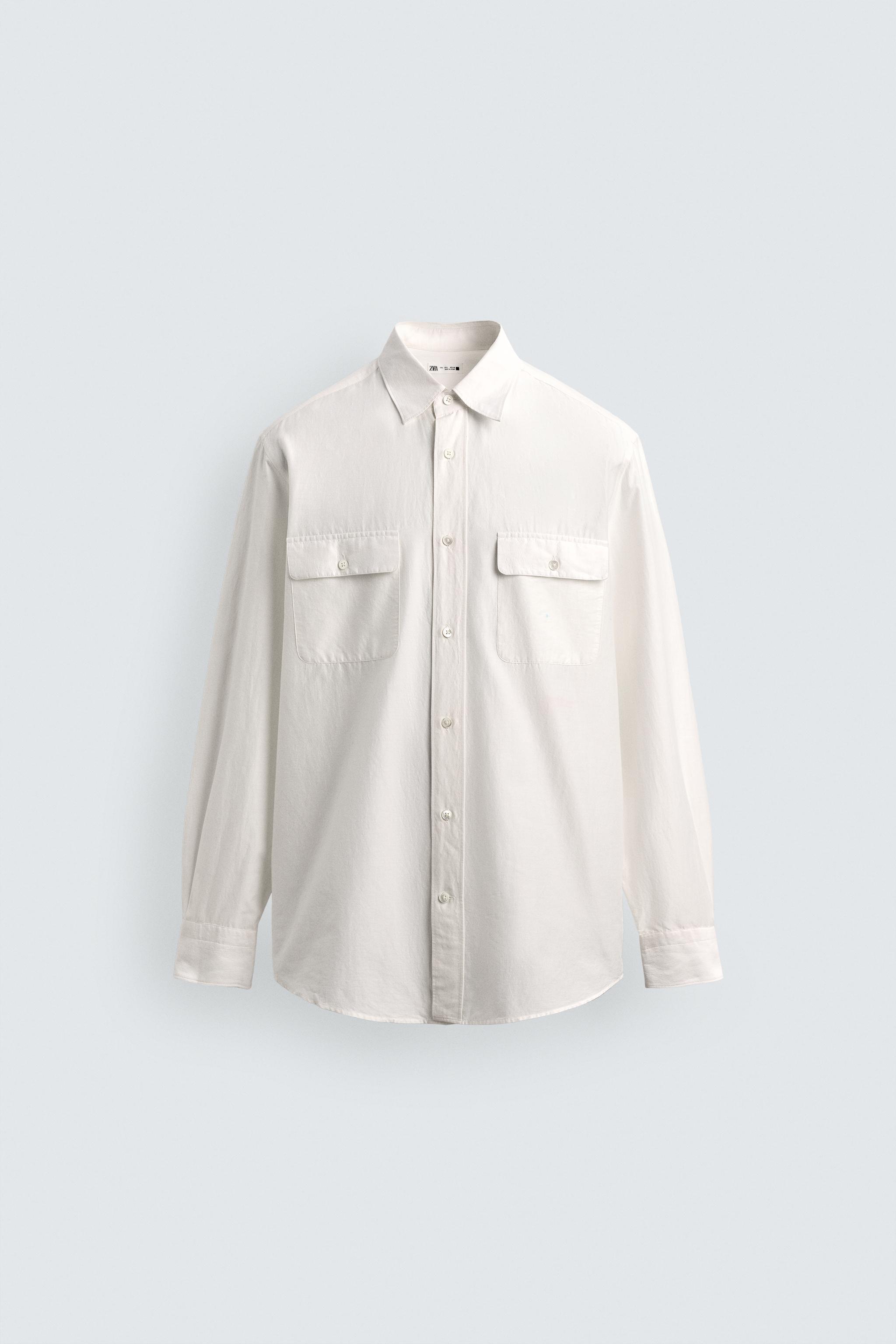 CHEMISE FLUIDE REGULAR FIT À POCHES AARON LEVINE X ZARA